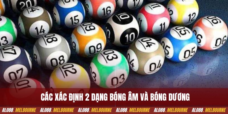 Các xác định 2 dạng bóng âm và bóng dương