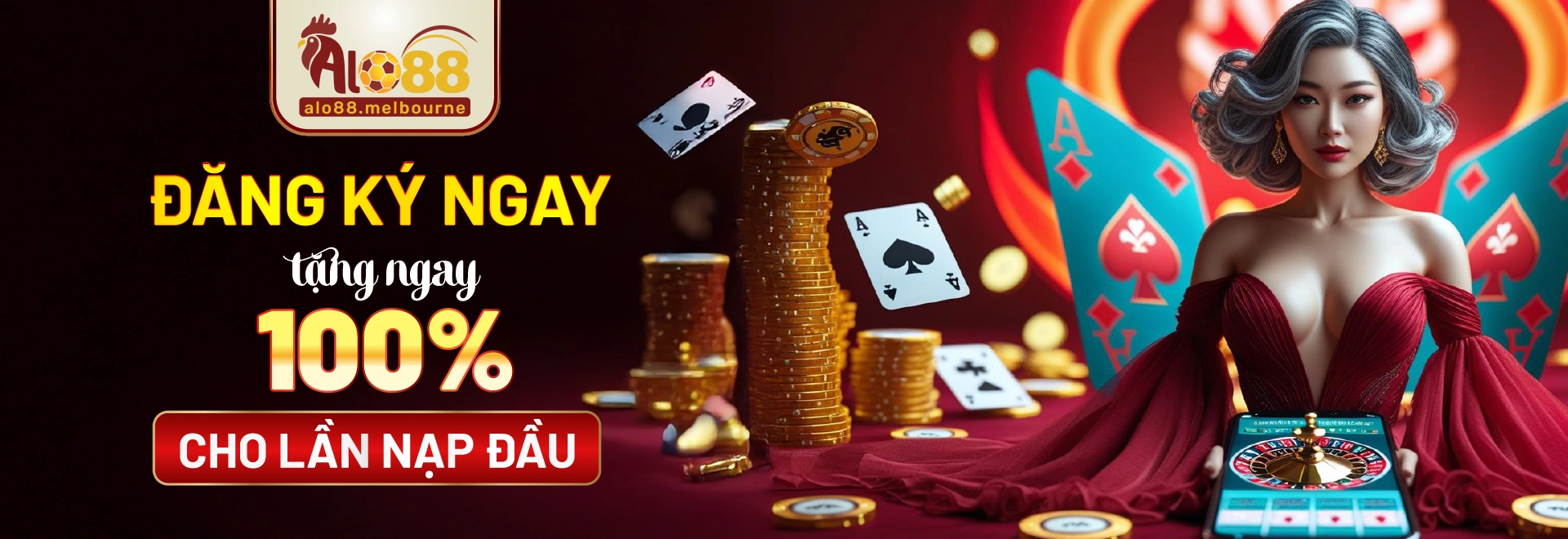 Banner Alo88 - Đăng ký mới tặng 100% nạp đầu